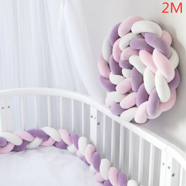 Tresse pare-chocs de lit pour bébé 1M/2M/3M/4M - ZenBaby™