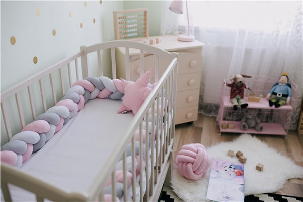 Tresse pare-chocs de lit pour bébé 1M/2M/3M/4M - ZenBaby™